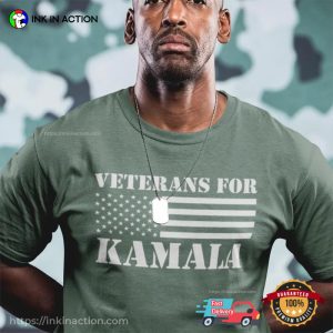 Veterans For Kamala 2024 President Campaign T-shirt