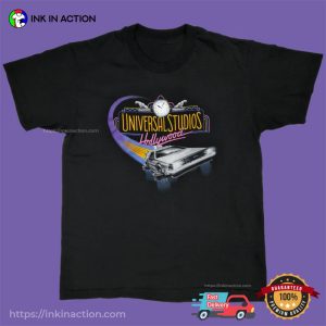 Vintage 90's Nostalgic Back To The Future Universal Studios Hollywood T shirt 3