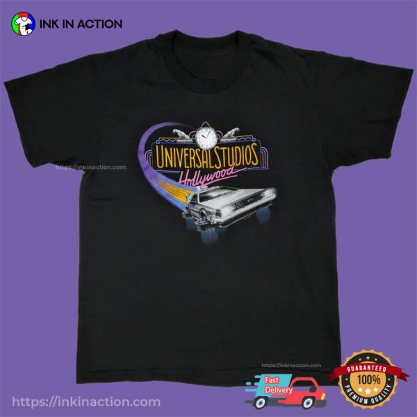 Vintage 90’s Nostalgic Back To The Future Universal Studios Hollywood T-shirt