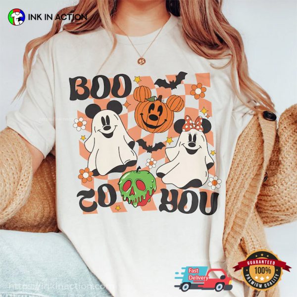 Vintage Disney Halloween Boo To You Comfort Colors T-shirt