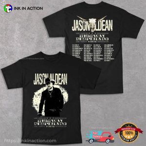 Vintage Jason Aldean Highway Desperado Tour 2024 Schedules Tee