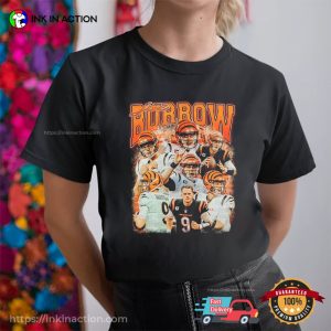 Vintage Joe Burrow Football Retro T shirt 1