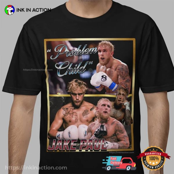 Vintage Logan Paul Problem Child Retro 90s Boxer T-shirt