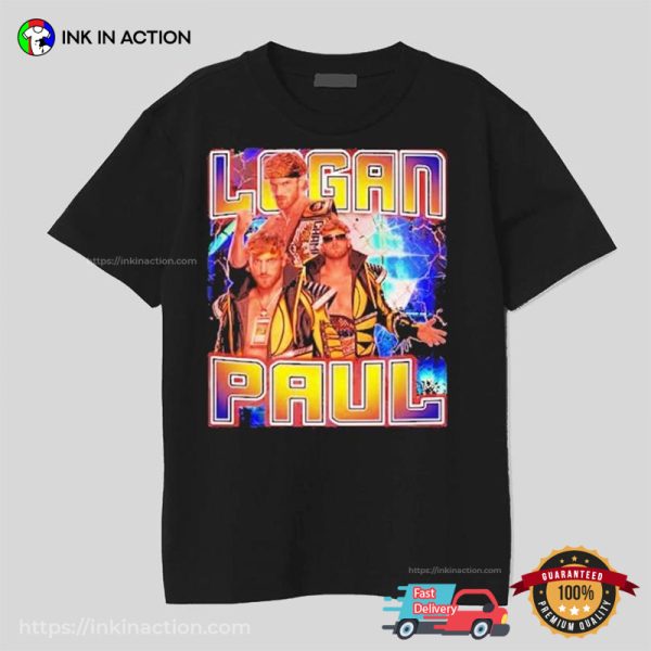 Vintage Logan Paul Professional Wrestler Shirt