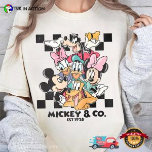 Vintage Mickey And Friends Disney Mickey N Co. Comfort Colors T shirt 1