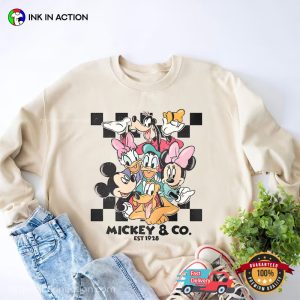 Vintage Mickey And Friends Disney Mickey N Co. Comfort Colors T shirt 2