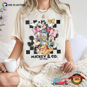 Vintage Mickey And Friends Disney Mickey N Co. Comfort Colors T shirt 3