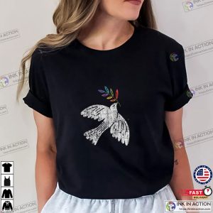 Vintage Peace Dove Peace Symbol Shirt