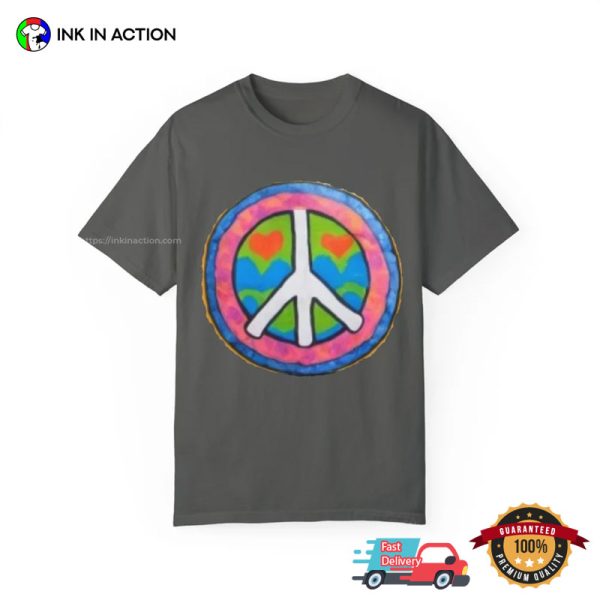 Vintage Style PEACE SIGN Unisex T-shirt