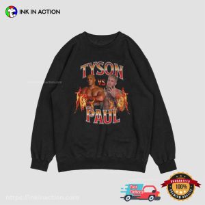 Vintage Tyson vs Paul retro 90s shirt 1