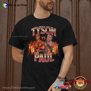 Vintage Tyson Vs Paul Retro 90s Shirt