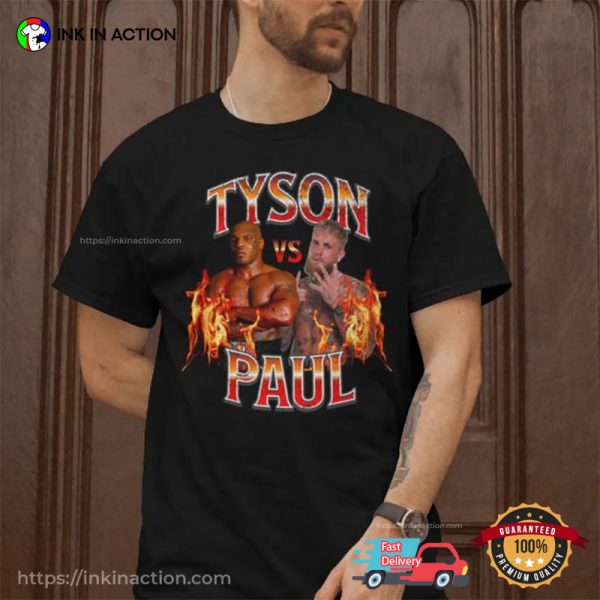 Vintage Tyson Vs Paul Retro 90s Shirt