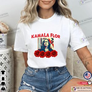 Vintage kamala flor 2024 Politicals Unisex T shirt 3