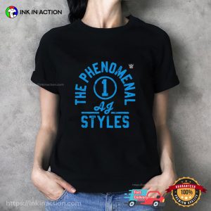 WWE The Phenomenal AJ Styles Fight Type T Shirt 3