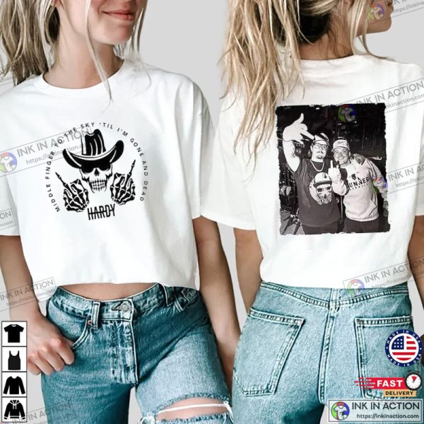 Wallen And Hardy Retro Photo 2024 Country Music T-shirt