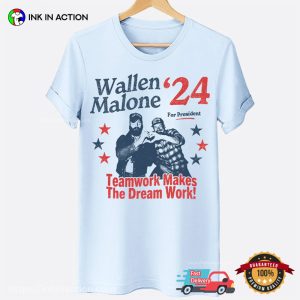 Wallen Malone Concert 2024 For President Humor Comfort Colors T-shirt