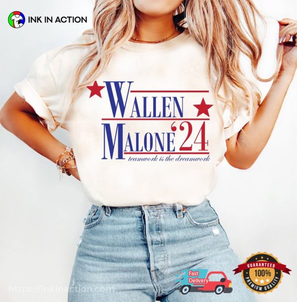 Wallen Malone Country Music 2024 For President Tee