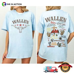 Wallen Tour 2024 Tracklist Comfort Colors Tee 1