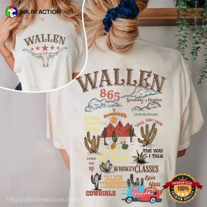 Wallen Tour 2024 Tracklist Comfort Colors Tee