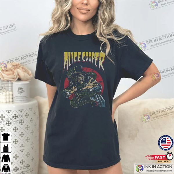 Welcome To My Nightmare Alice Cooper Retro Album T-shirt