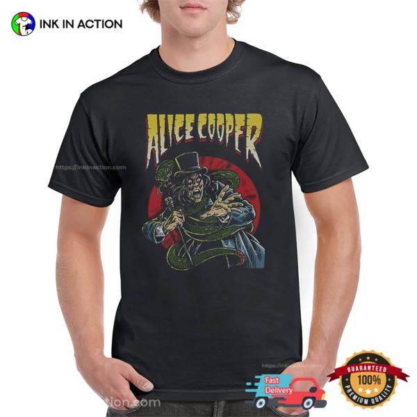 Welcome To My Nightmare Alice Cooper Retro Album T-shirt