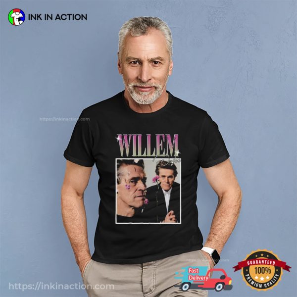 Willem Dafoe Gentlement Vintage 90s Graphic Shirt