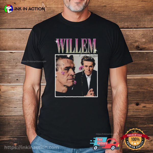 Willem Dafoe Gentlement Vintage 90s Graphic Shirt