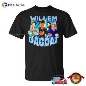 Willem Dagoat Funny Willem Dafoe Vintage 90s Tee 3