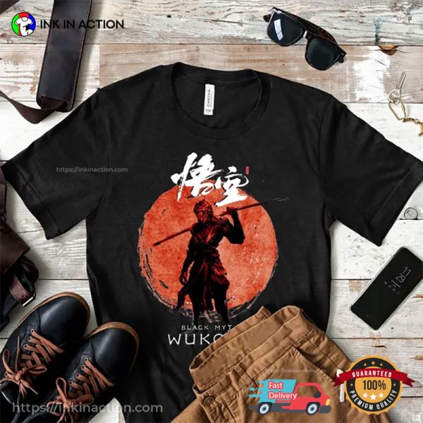 Wukong Bloody Moon Vintage T-shirt