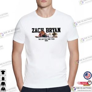 Zach Bryan America Tour 2024 Cowboy Western Music T shirt 2