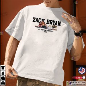 Zach Bryan America Tour 2024 Cowboy Western Music T shirt