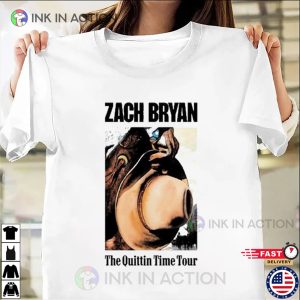 Zach Bryan Cowboy The Quittin’ Time Tour 2024 Shirt 1