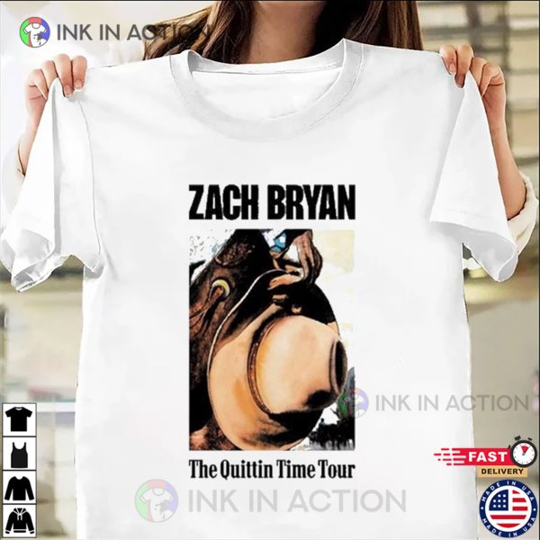 Zach Bryan Cowboy The Quittin’ Time Tour 2024 Shirt