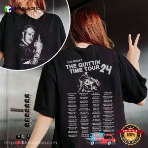 Zach Bryan The Quittin Time Tour 2024 Country Music T shirt