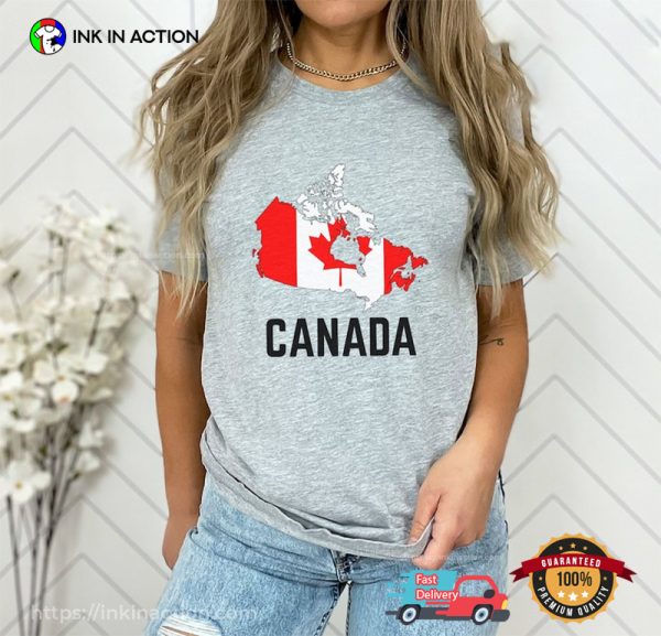 Canadian Thanksgiving Holiday Canada Proud Comfort Colors T-shirt