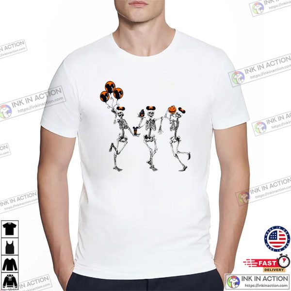 Disney Halloween Party Dancing Skeleton T-shirt