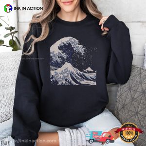 hokusai the great wave Unisex T shirt 3