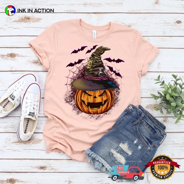 Scary Pumpkin Witch Halloween Comfort Colors T-shirt