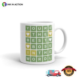 the best boss In The Word Wordle Coffee Mug 3