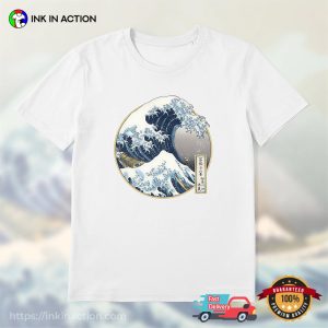 the great wave art Japan Kanagawa Tee 1