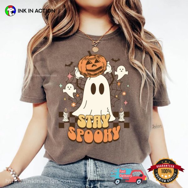 Trick R Treat Stay Spooky Retro Comfort Colors Shirt