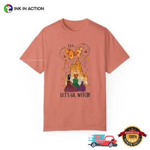 1 2 3 Let's Go Witch Disney Hocus Pocus Comfort Colors T shirt 2