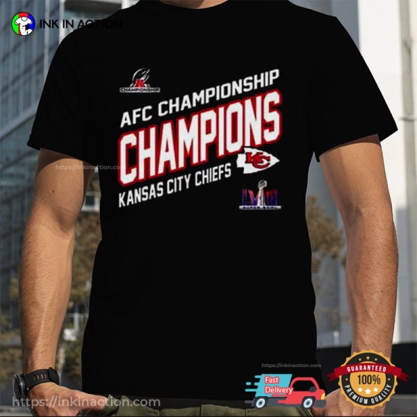 AFC Championships Kansas City Chiefs Super Bowl LVIII 2024 T-shirt