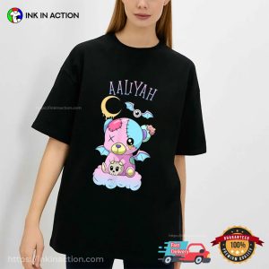 Aaliyah Halloween Creepy Pastel Goth Kawaii Teddy Bear T-shirt