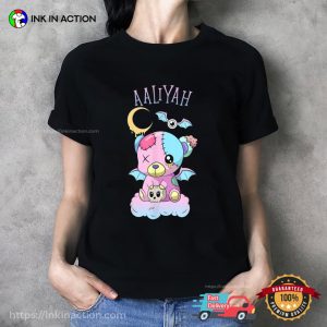 Aaliyah Halloween Creepy Pastel Goth Kawaii Teddy Bear T shirt 3