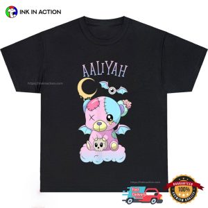 Aaliyah Halloween Creepy Pastel Goth Kawaii Teddy Bear T shirt