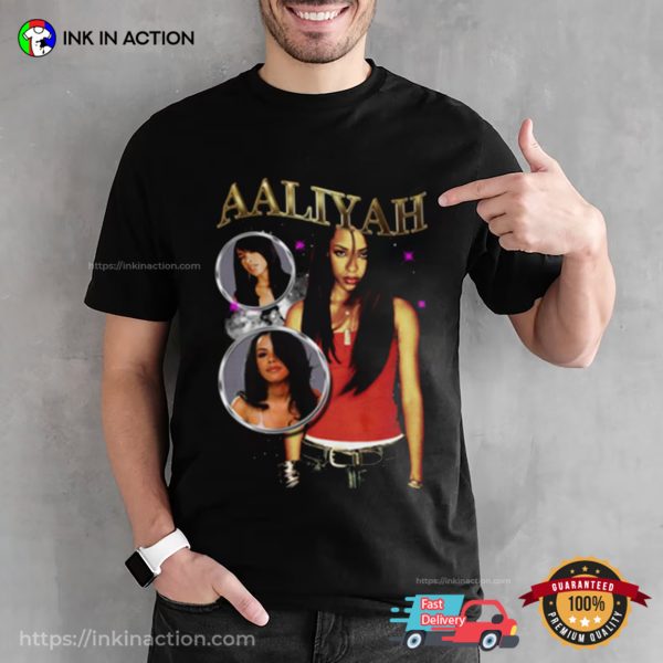 Aaliyah Queen Of Urban Pop Unisex T-shirt