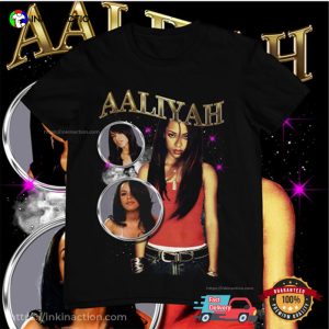 Aaliyah Queen of Urban Pop Unisex T shirt