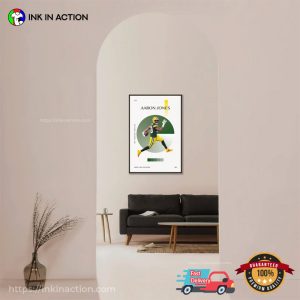 Aaron Jones Green Bay Packers 2017 Wall Art