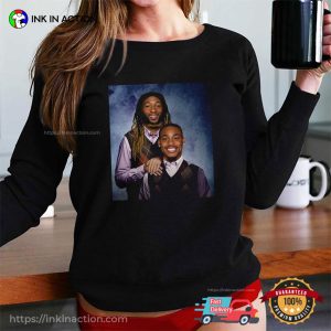 Aaron Jones Justin Jefferson Funny Meme T-shirt